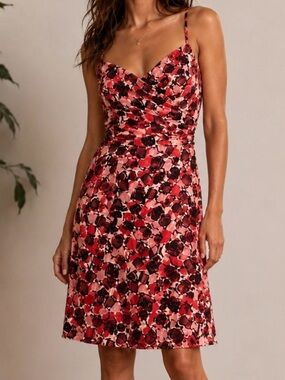 SILK✨Betsey Johnson Wrap Dress Vintage